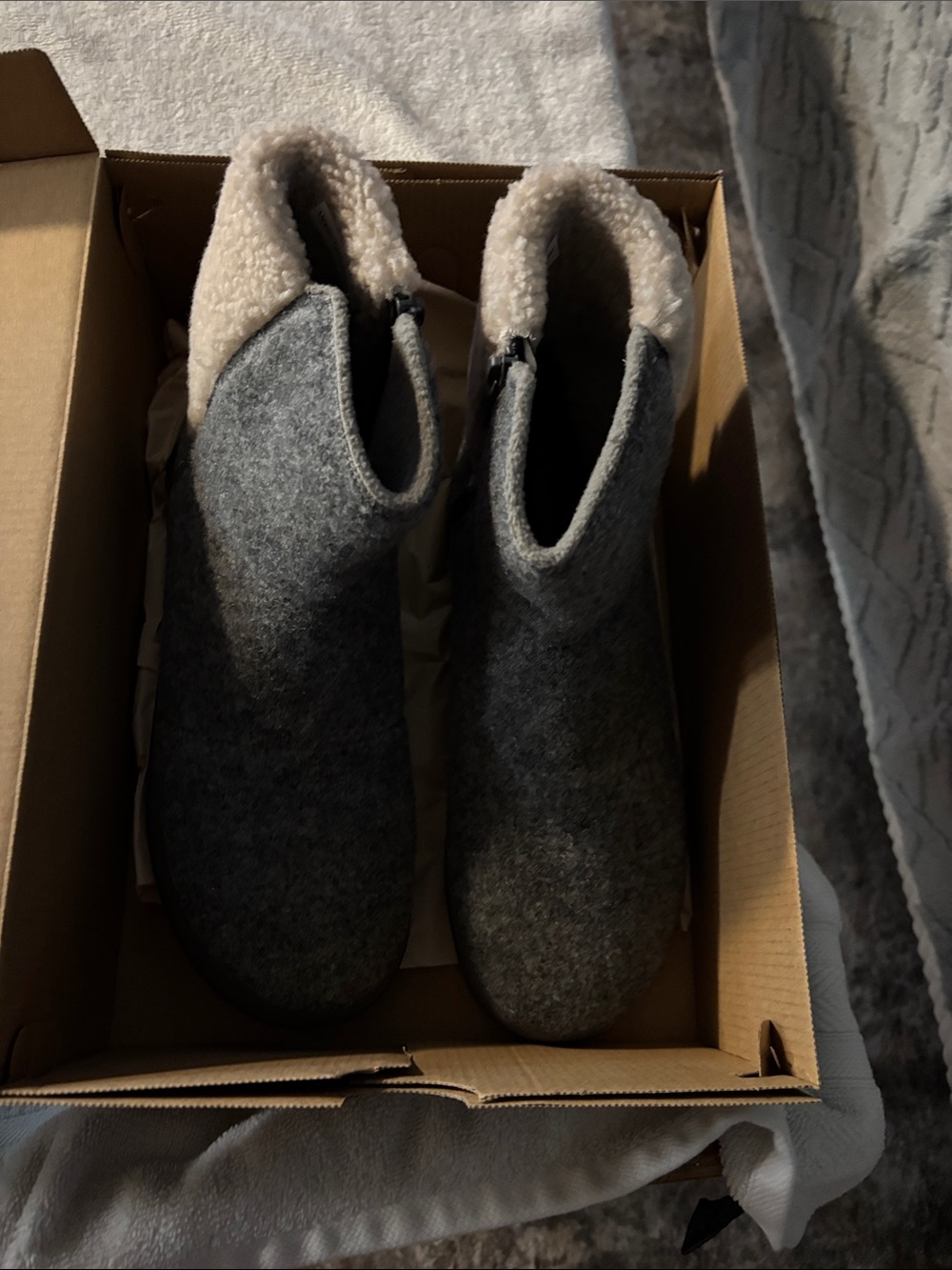 Chaco Gray Revel Tall Kids Boots - Picture 5 of 7